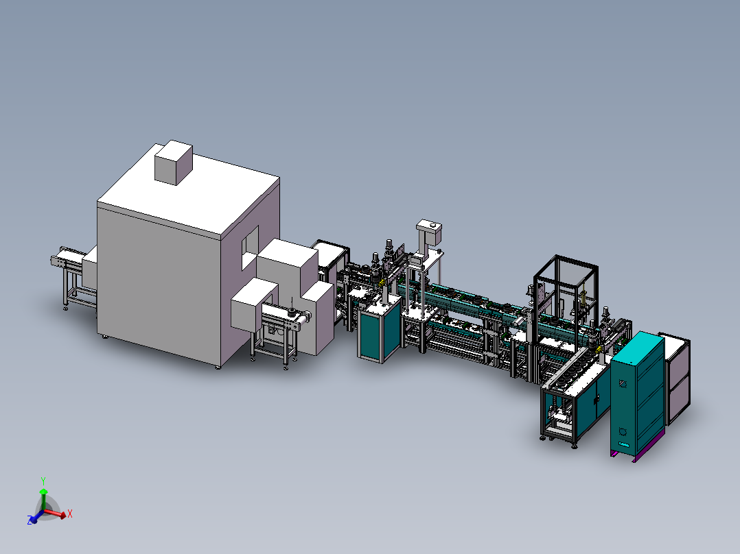 全自动定子轴装配流水线，大型非标组装线