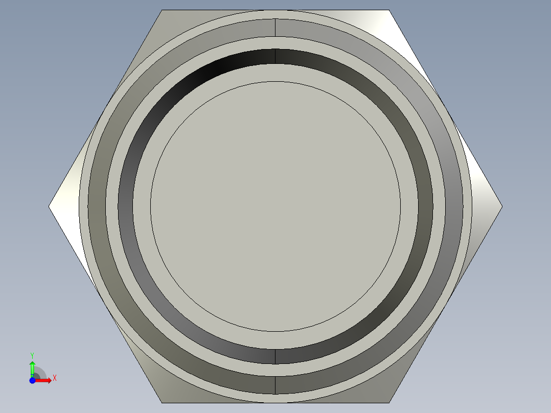 卡套式工业通用硬管接头16_pnu-s前视图