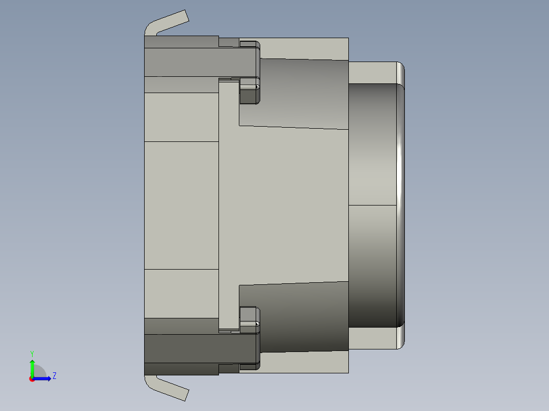 1 8毫米方形长程SMD轻触开关左视图