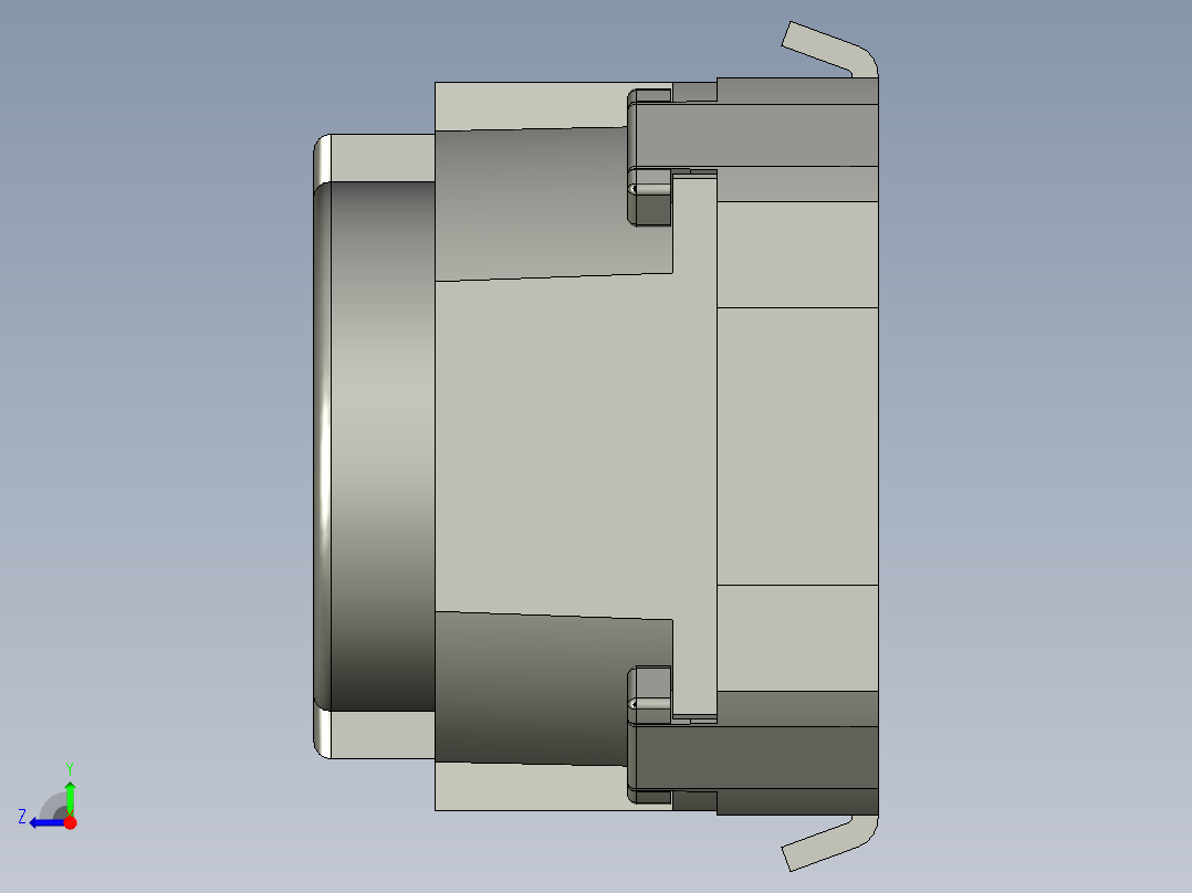 1 8毫米方形长程SMD轻触开关右视图
