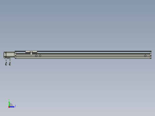 东锦丝杆传动-直线滑台模组DH120-C-S1150-BC-P400W-C3左视缩略图