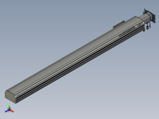 东锦丝杆传动-直线滑台模组DH120-C-S1150-BC-P400W-C3正等轴测缩略图