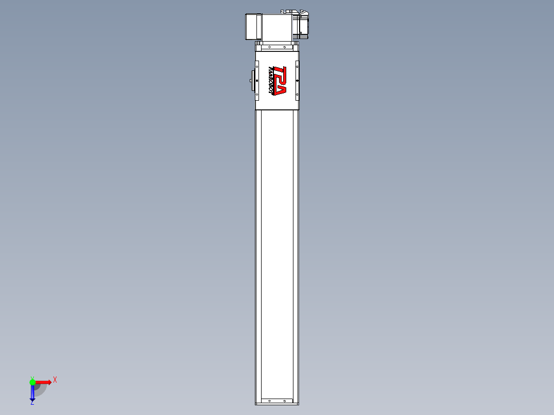 同步带全封闭直线模组TPA-HCB-110D-90-L700-RP-Y-P40-N3俯视图