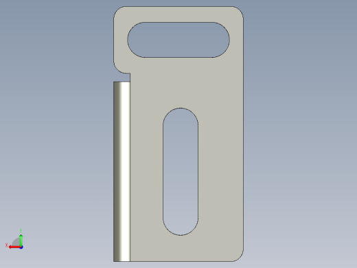 基恩士CZ-60_bracket1_kc图纸模型后视缩略图