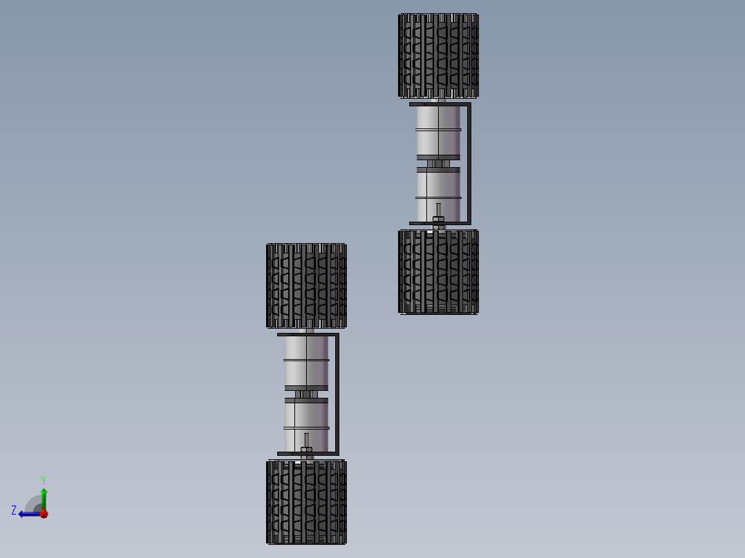 双履带三维右视图