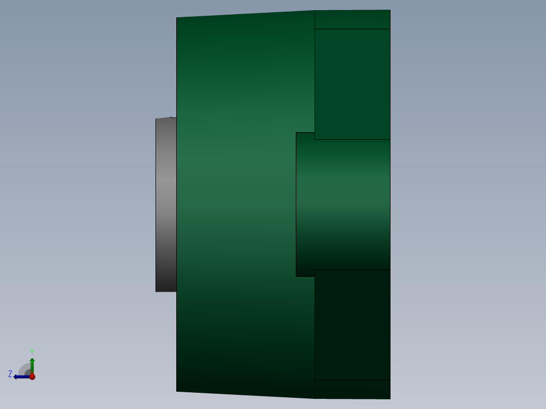 GB／T7810-1995带菱形座轴承UCFLU204右视图