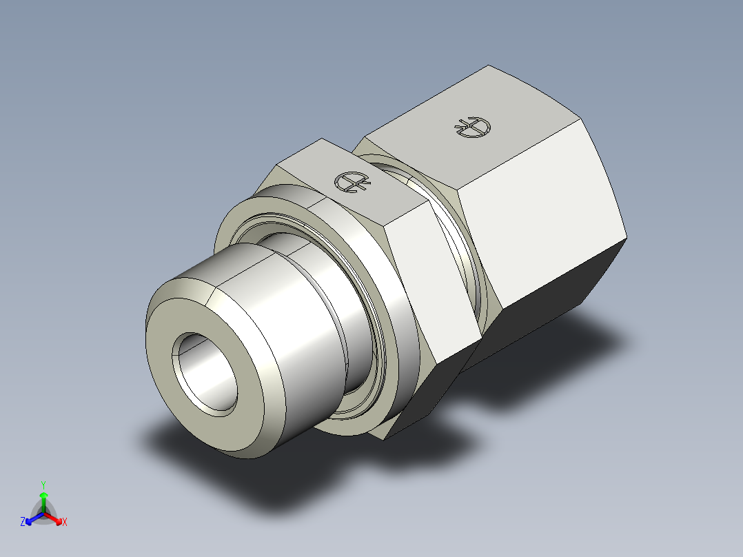 用螺母安装TN92GG-10LR 3-8