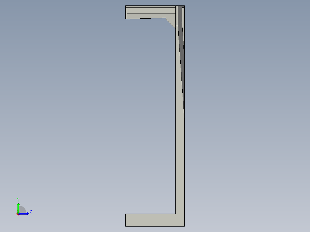 主板输入-输出盖左视图