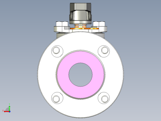 管道手动球阀-水管开关阀-手动阀门User Library-md52c150dn32-1后视缩略图