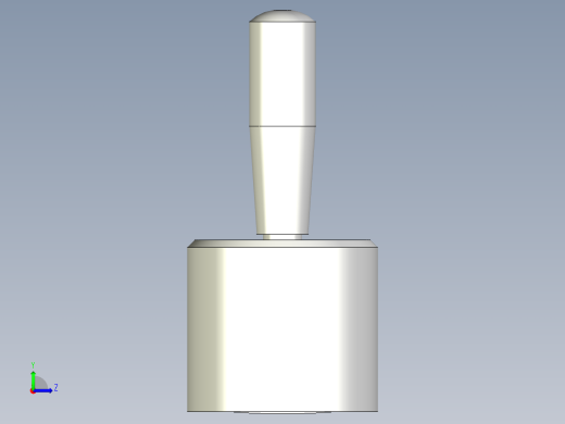 旋轉把手MT-AS-3D多系列多零件图纸模型左视缩略图