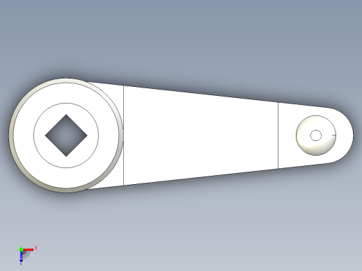 旋轉把手MT-AS-3D多系列多零件图纸模型俯视缩略图