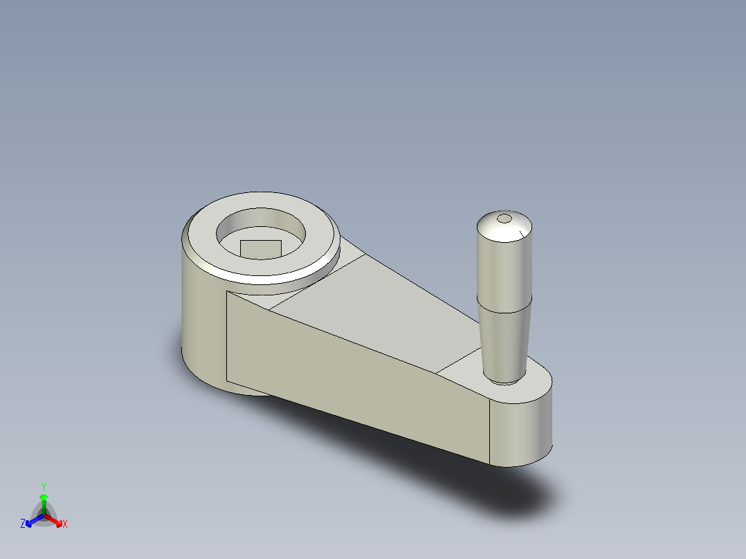旋轉把手MT-AS-3D多系列多零件图纸模型正等轴测图
