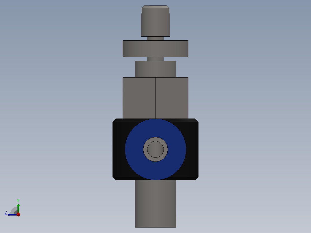 Ø3 x M5 - CONTROLE DE FLUXO 90° BANJO (C0K510305)右视图