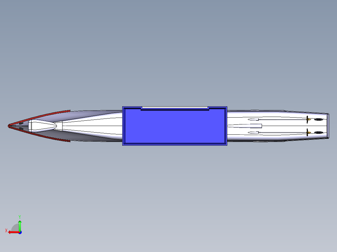 哈尔滨”号旅沪级（052）导弹驱逐舰后视图