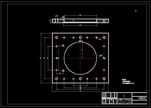 底架落料冲孔复合模（CAD图+Proe三维）缩略图