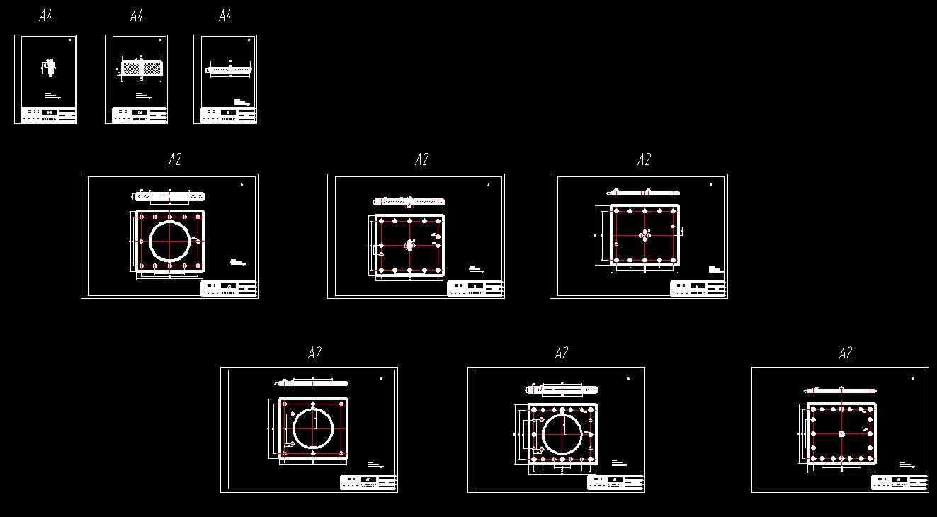 底架落料冲孔复合模（CAD图+Proe三维）