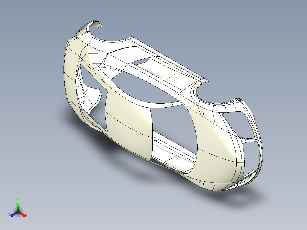 汽车车身 (64)正等轴测图