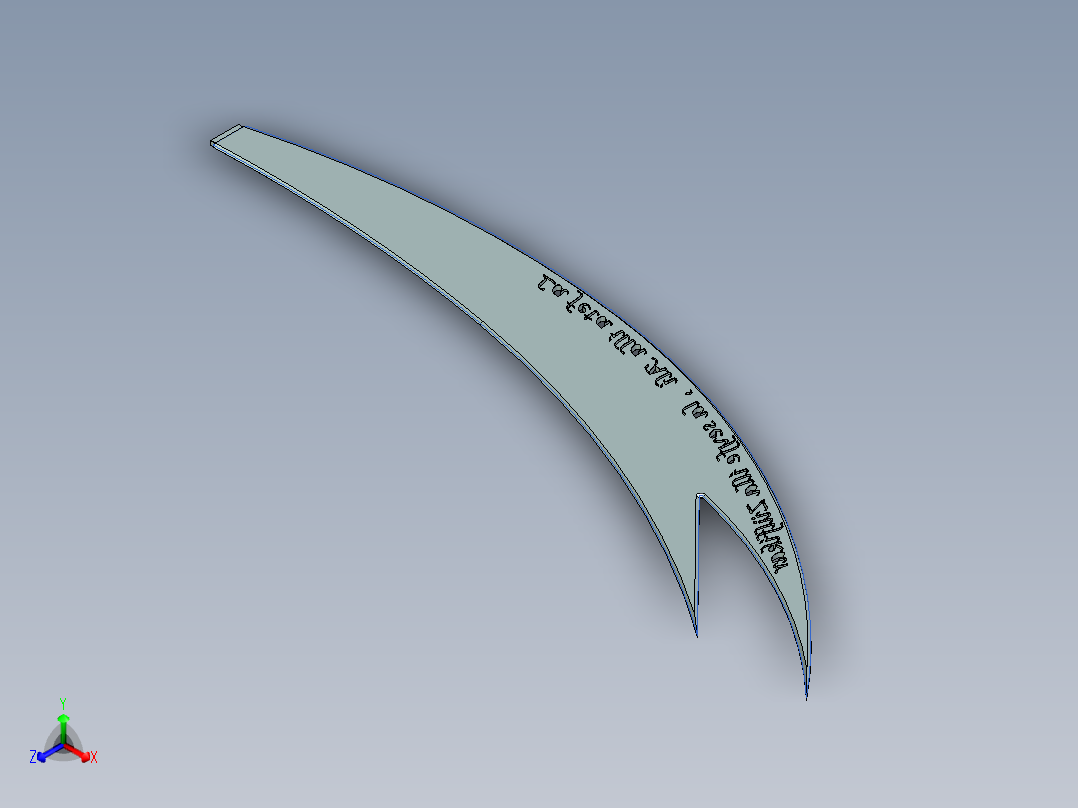 剑、宝剑(110)正等轴测图