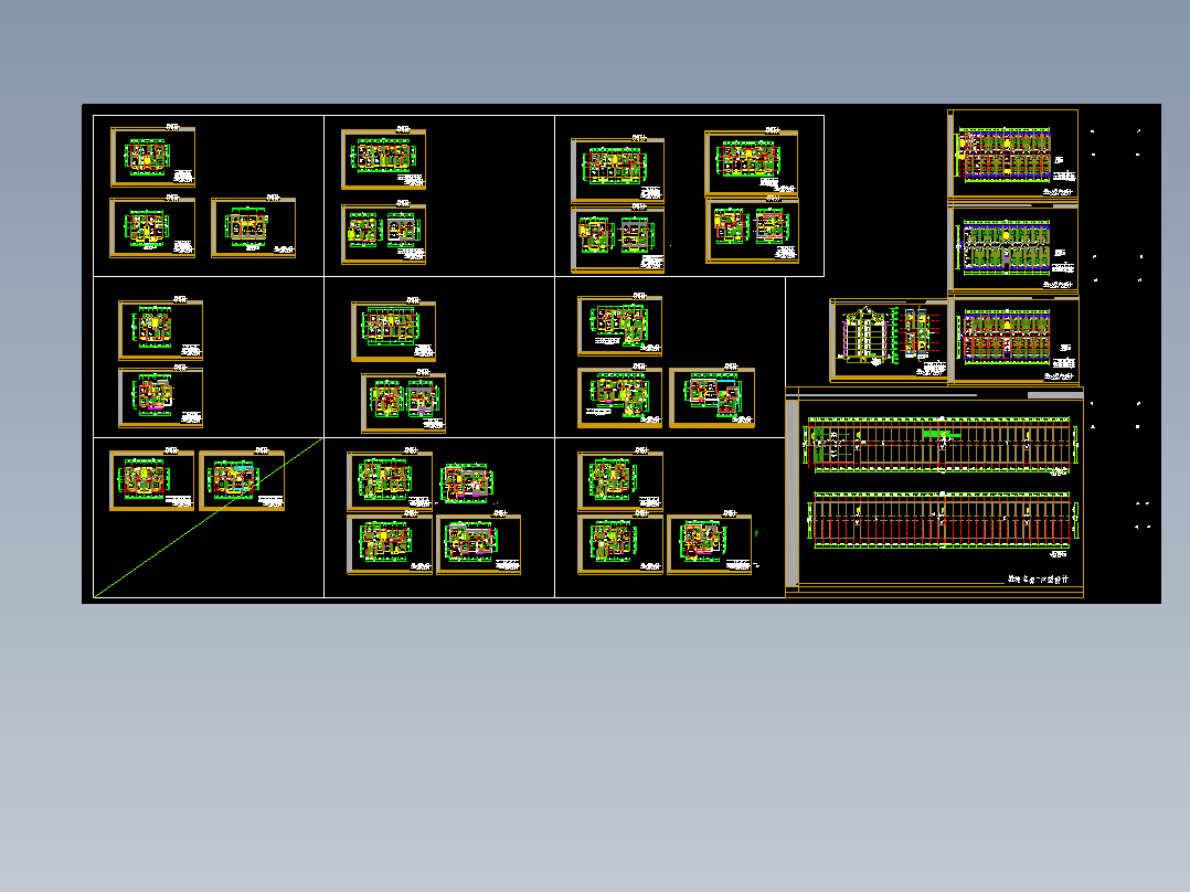某小区全部户型平面