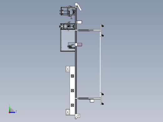 烘干流水线影像检测sw18可编辑左视缩略图