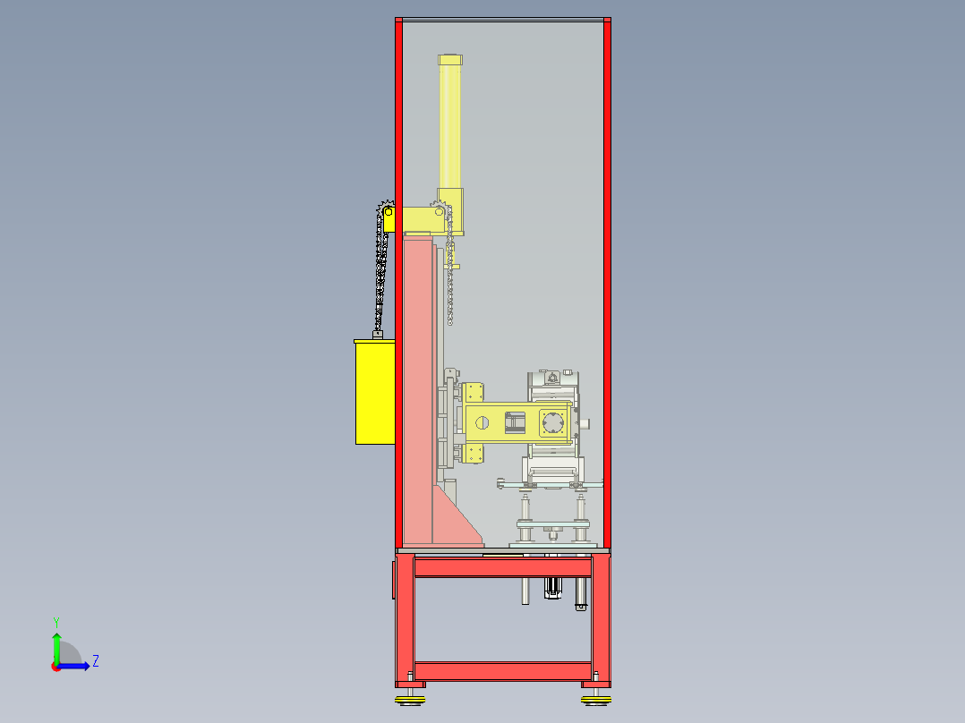 消防电机辅助组装设备ug10左视图