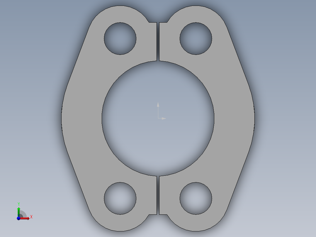 法兰接头、FS-40前视图