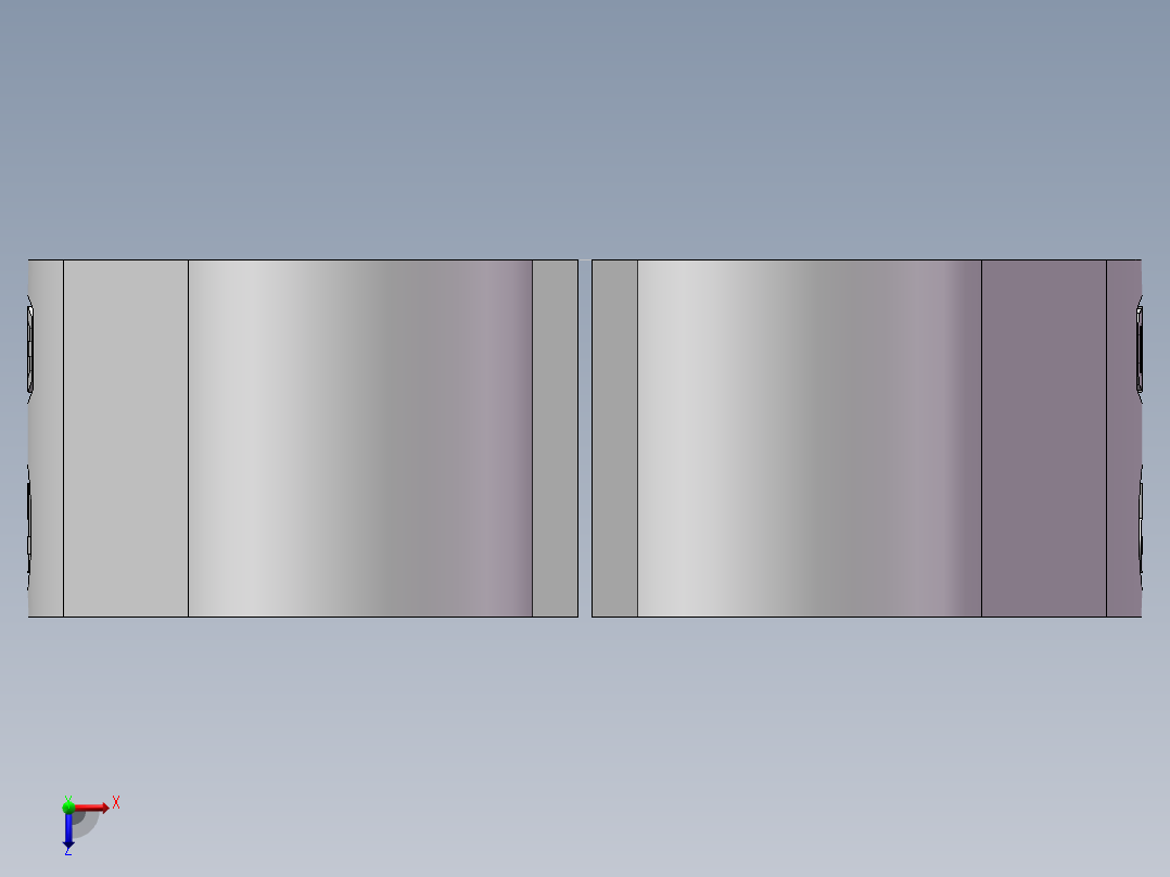 法兰接头、FS-40俯视图
