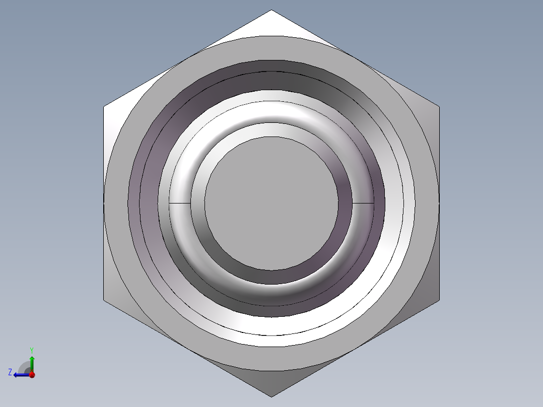 锥孔螺堵、9C-12右视图