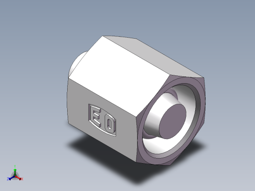 锥孔螺堵、9C-12正等轴测缩略图
