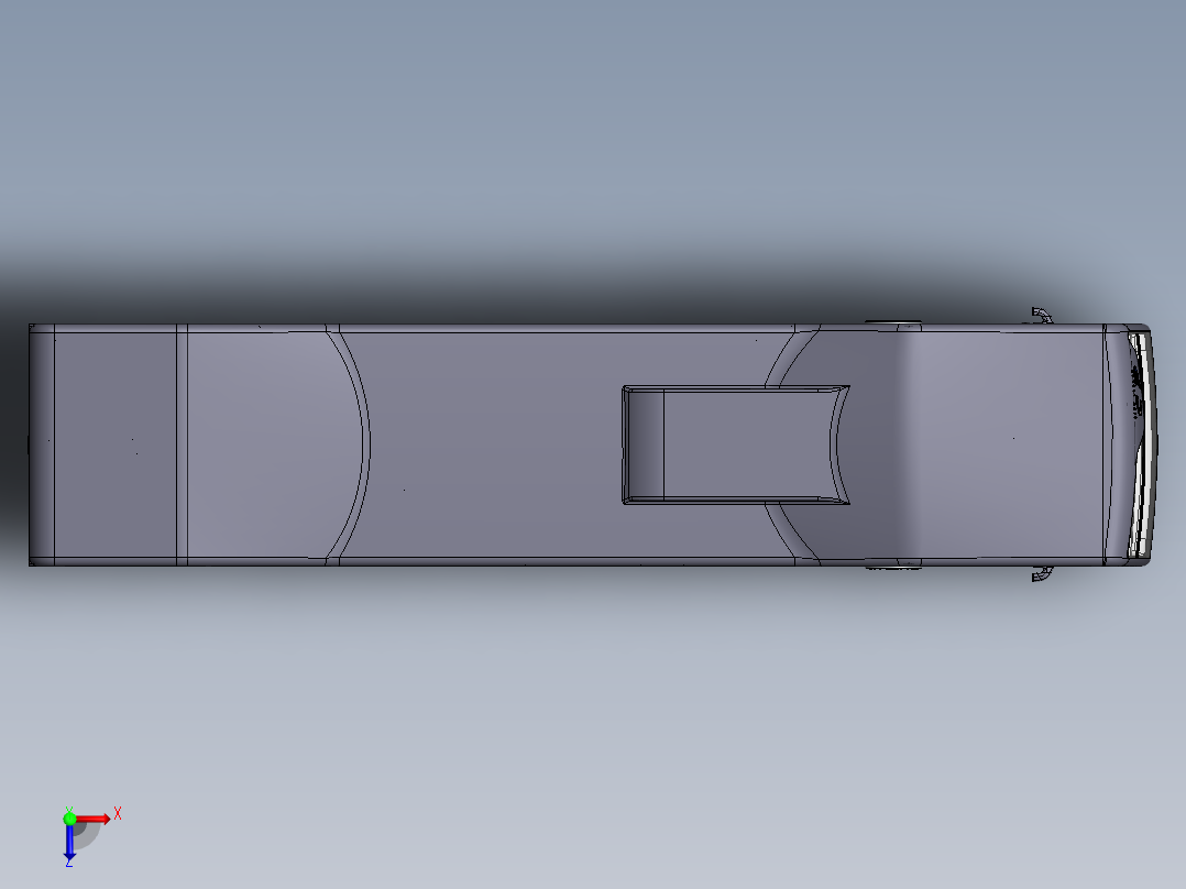 客车、公交车、奔驰未来巴士俯视图