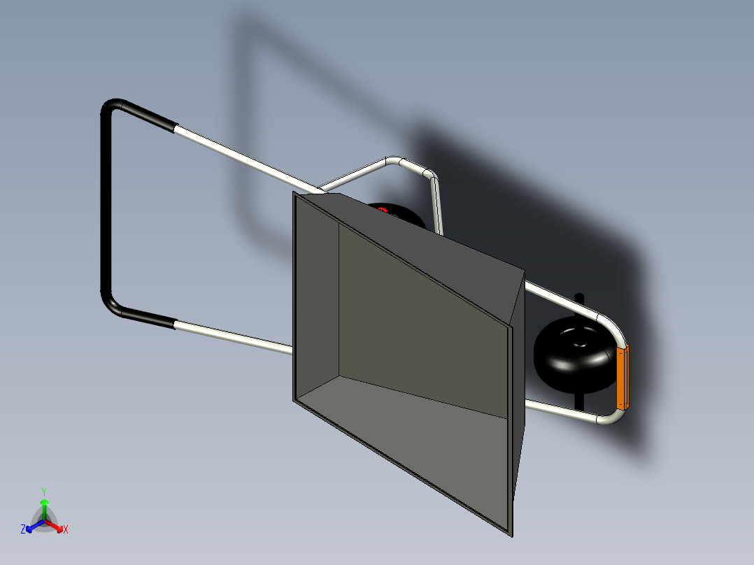 B3003346-独轮车 2主视图