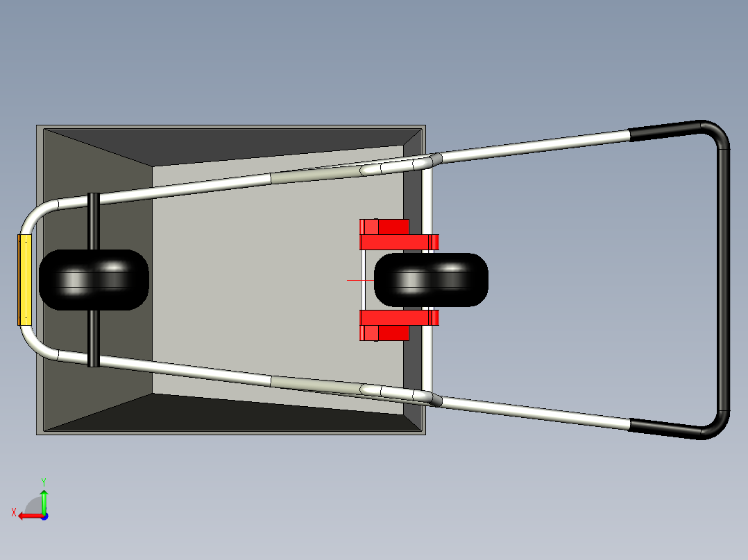 B3003346-独轮车 2后视图