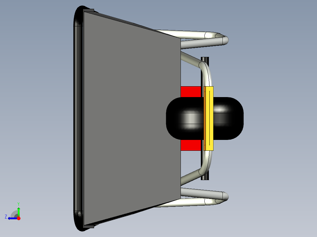 B3003346-独轮车 2右视图
