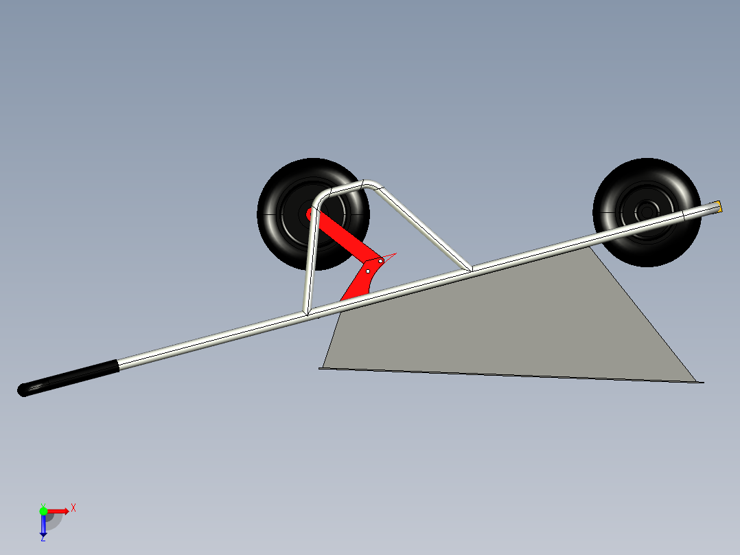 B3003346-独轮车 2俯视图