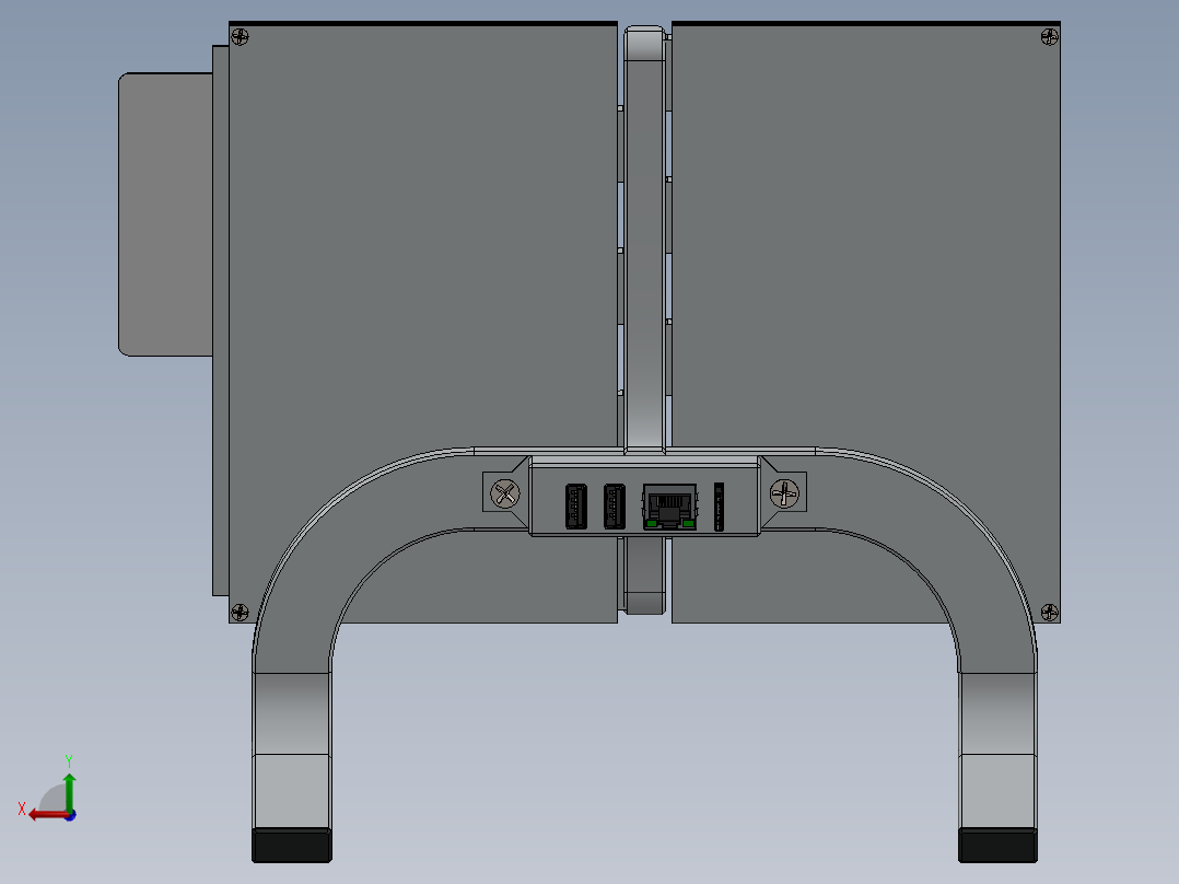 控制屏、屏幕(7)后视图