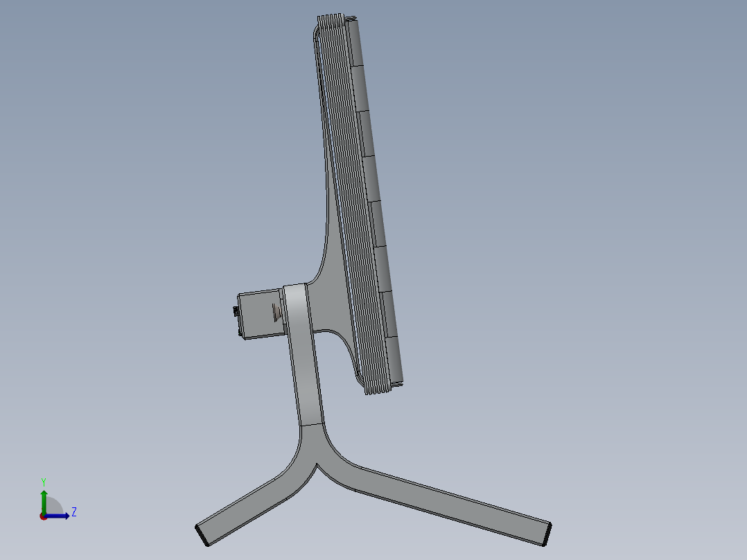 控制屏、屏幕(7)左视图