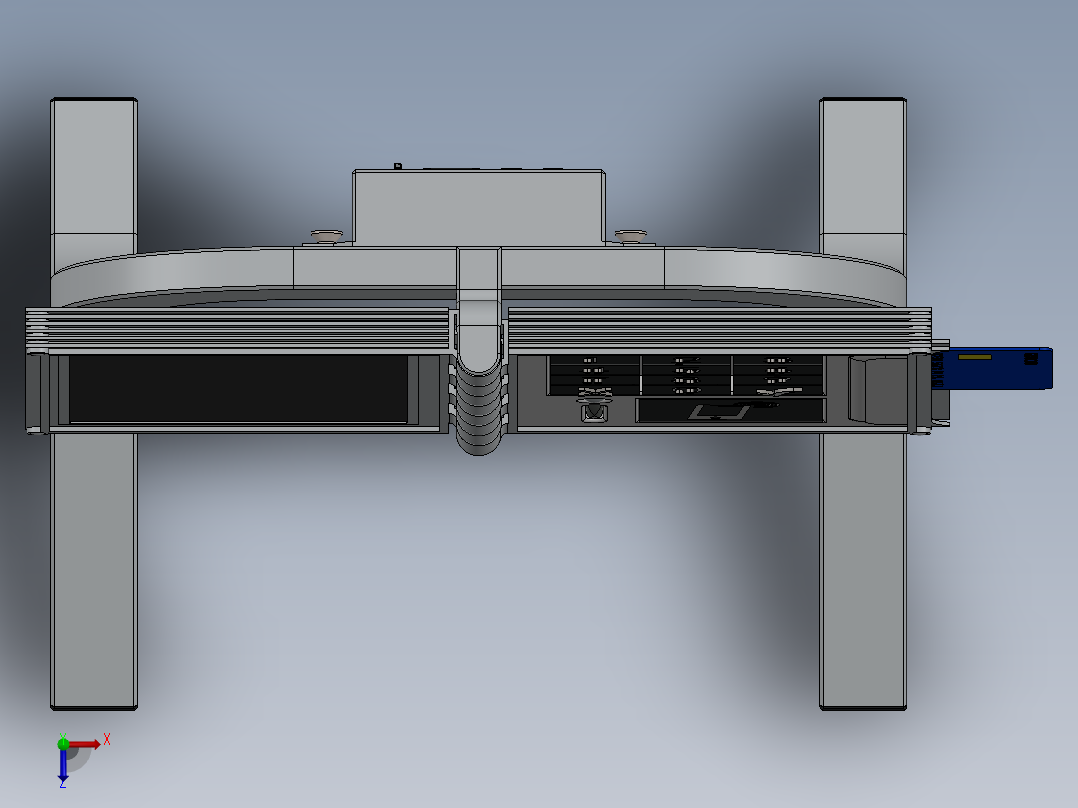 控制屏、屏幕(7)俯视图