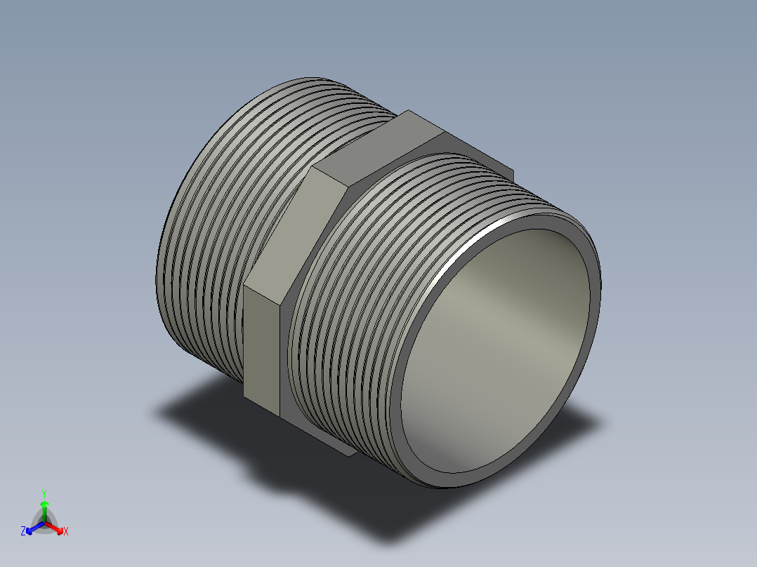 螺纹管对丝-六角等径 DN50