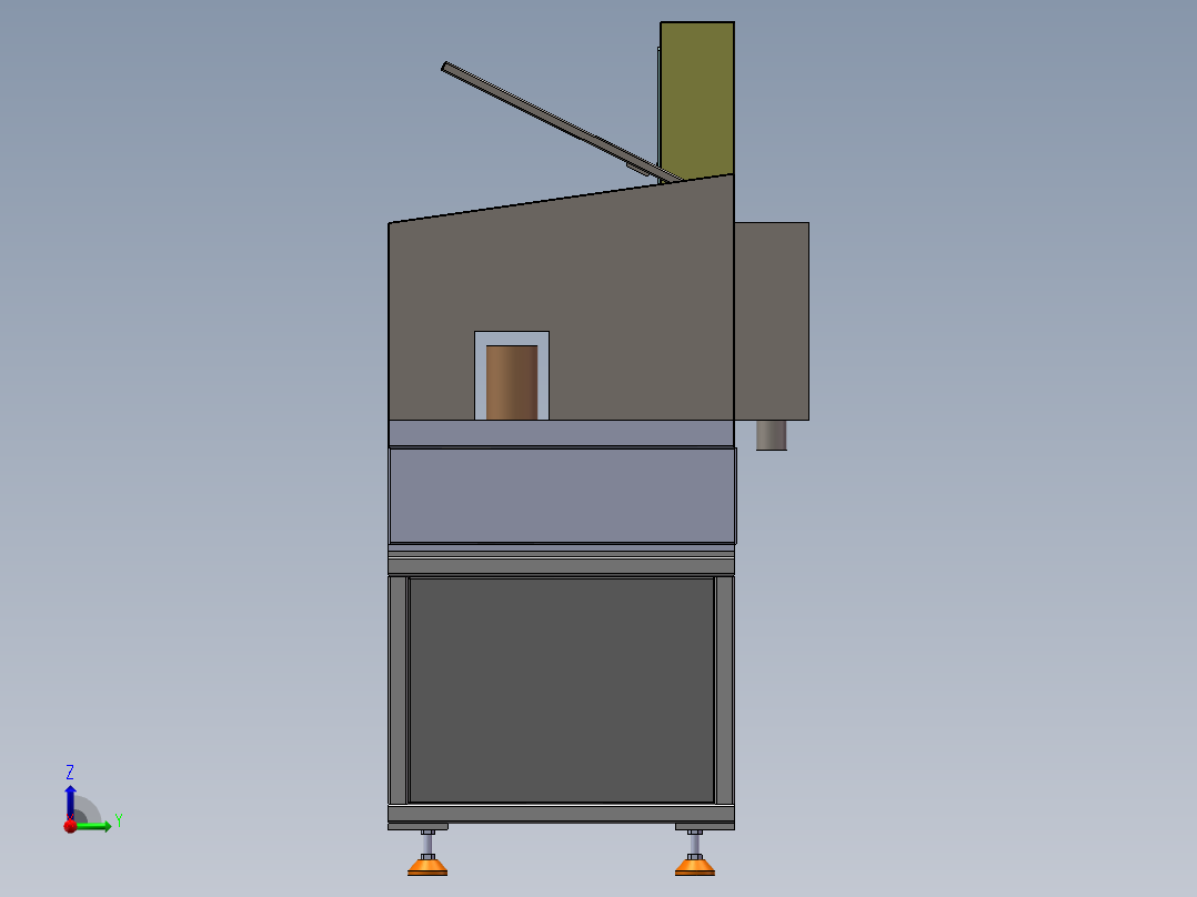 LXYC-BOSS缸套超音波探伤机左视图
