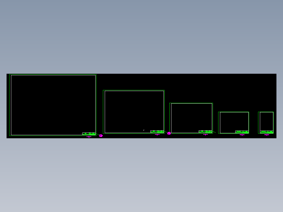 图纸及标题栏模板-流程图、硬件接线图等适用 - 副本