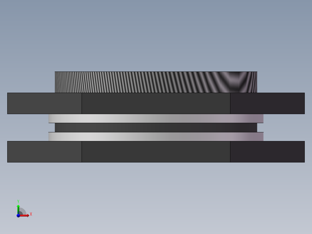 Tank Connector DN100 PN10 U-PVC前视图