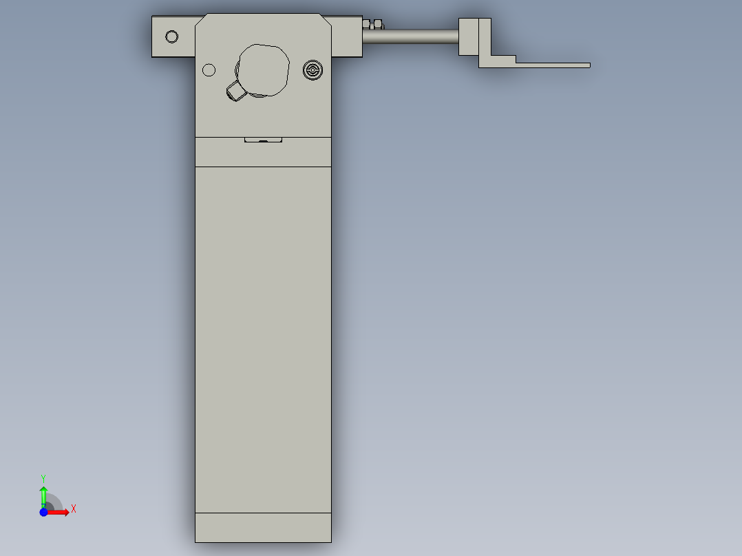 螺母搬运组件前视图