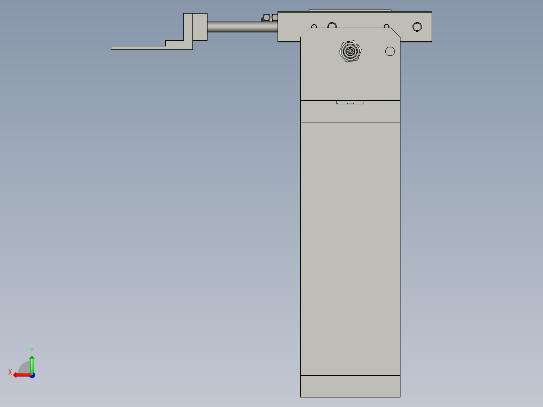 螺母搬运组件后视图