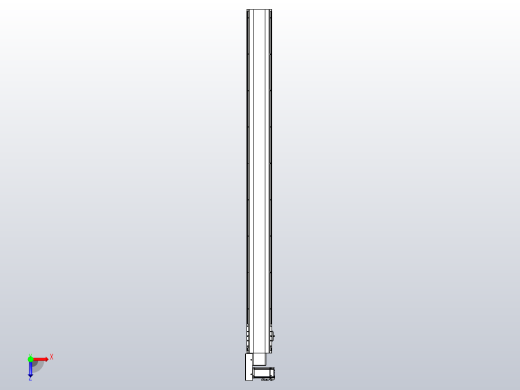 皮带直线轴半封闭可选导轨TPA-HNB-140D-120-L1650-ML-C-P40-N3俯视缩略图