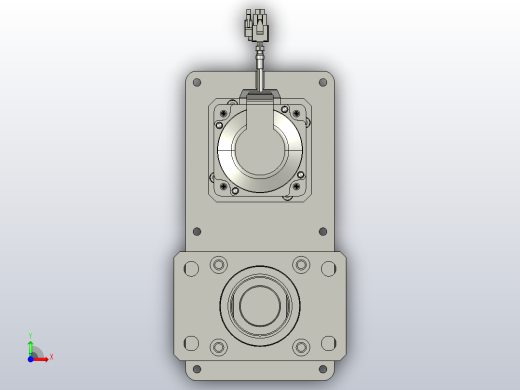 轻载电动缸TPA-ESR80-2510C-L400-MR-FA-W-P75-JX-C3前视缩略图