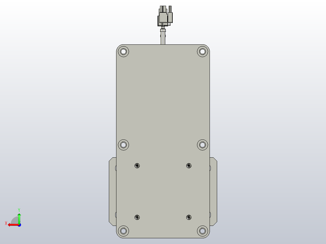 轻载电动缸TPA-ESR80-2510C-L400-MR-FA-W-P75-JX-C3后视图