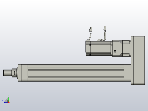 轻载电动缸TPA-ESR80-2510C-L400-MR-FA-W-P75-JX-C3右视缩略图