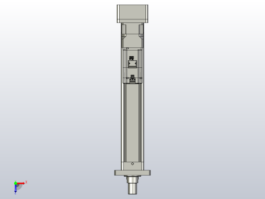轻载电动缸TPA-ESR80-2510C-L400-MR-FA-W-P75-JX-C3俯视缩略图