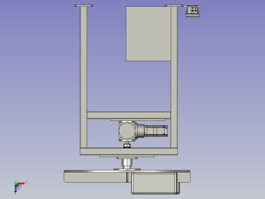 汽车配件加工用旋转工作台俯视缩略图