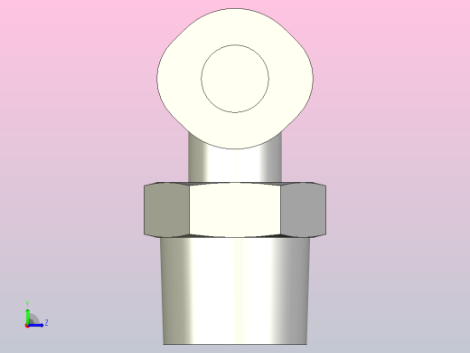 T型外螺纹三通快速接头[KJB6-02]左视缩略图